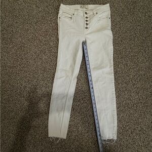Free People Off-White Skinny Jeans